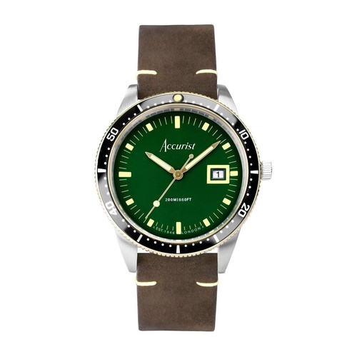 Accurist dive green dial - accurist,
