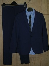 Next Boys Navy Suit Trousers
