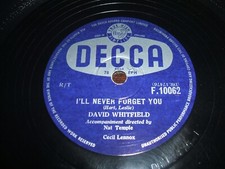 78rpm Decca F10062 - David