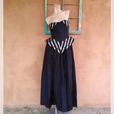 1950s Vintage Metallic Striped