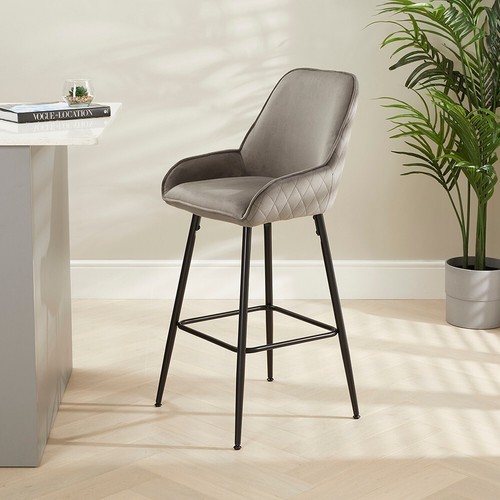 Bar stool savoy storm grey - stool,