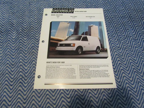 1989 chevrolet astro cargo - 1989,