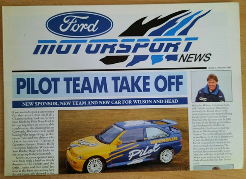 Ford motorsport car - ford, brochure