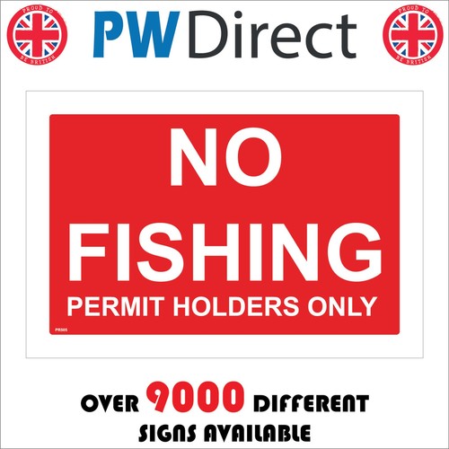 Sign fishing angling rivers - sign, no