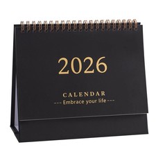 Desk Calendar 2025-2026, Standing Flip Desktop Calendar UK from Jul. 2025 to Dec