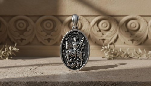 Saint george necklace artemis - saint,
