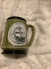 Vintage Coffee Mug Sailing Ship Uk Seller