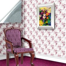 Dolls house wallpaper stick - house,