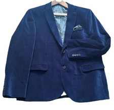 Next Jacket Men's Slim Fit Blue Velvet Smoking Blazer/Jacket UK 46R EU 56R
