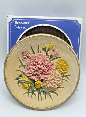 Bossons floral wall plaque - bossons,