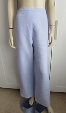 Joyce Ridings 1Trousers 100% Linen Wide Leg L 31" Waist 28" Vintage Size 12