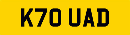 Quad bike reg - number, plate