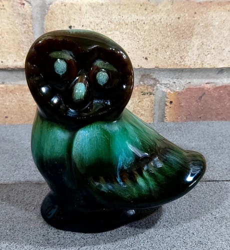 Blue mountain pottery - mountain, owl