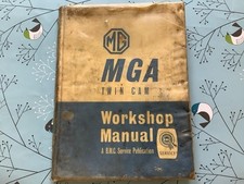 MGA Twin Cam Workshop Manual