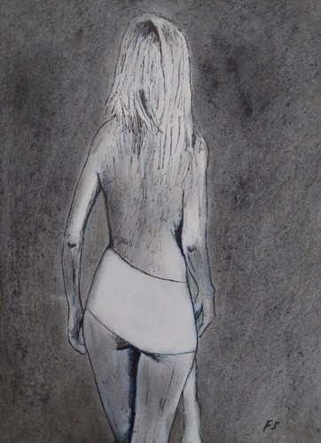 Original figure drawing nude