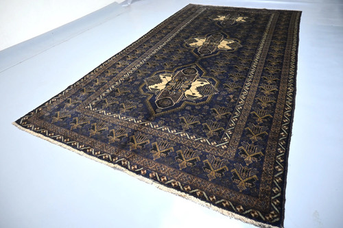 4x9 vintage afghan baluchi - afghan,