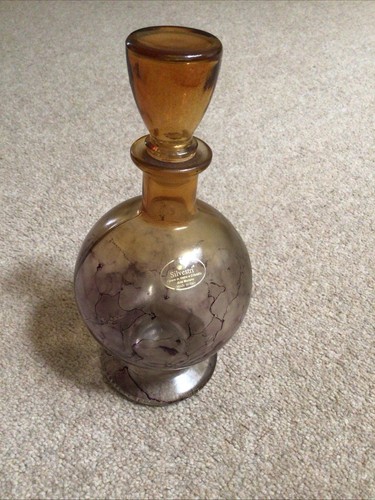 Murano glass decanter bottle - glass,