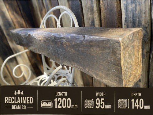 Reclaimed solid wood fireplace - reclaimed,