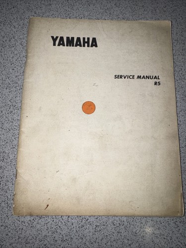 Genuine yamaha service - r5,