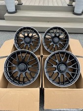 19" C63 S AMG Style Alloy Wheels Satin Black Mercedes C E Class W213 W205