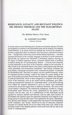 Resistance loyalty and - resistance,,