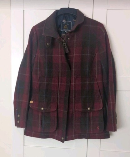 Joules red tweed field coat - joules,