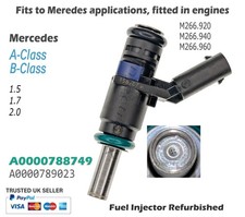 Petrol fuel Injector A0000788749 for Mercedes A-Class B-Class 1.5 1.7 2.0 engine