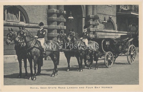 Royalty postcard semi state - royalty, postcard: