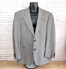 Vintage St Michael M & S Wool Blazer, Jacket Men's 40 Black & White Houndstooth