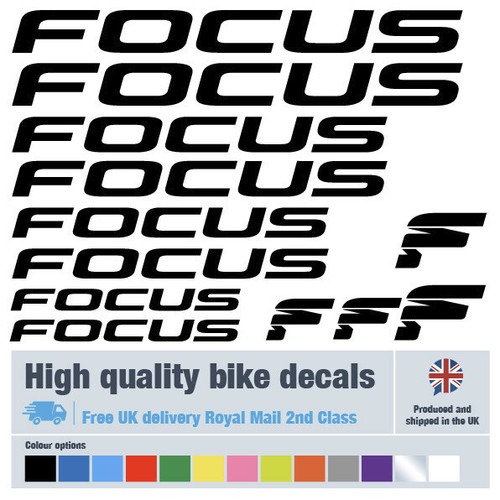 Focus bike decals - labels, with