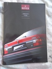 Rover cars range brochure