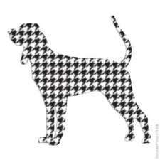 Black Tan Coonhound Dog, Vinyl