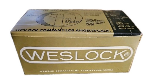 Weslock 890 ele closet door - nm,