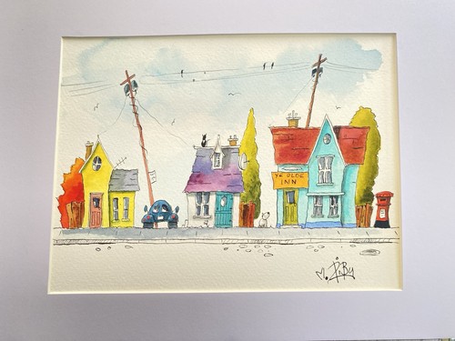 Hand painted watercolour line - hand,