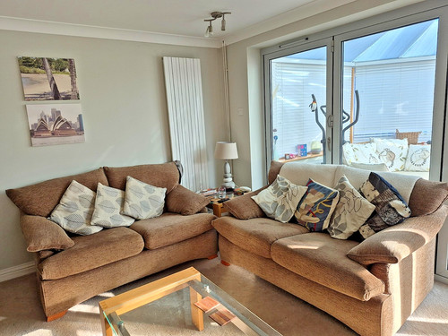 Two matching seater - seater, sofas
