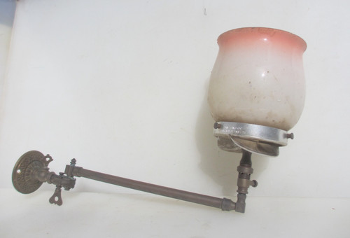 Victorian brass wall light - victorian,
