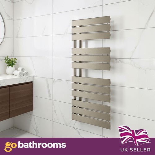 Nickel heated towel rail - nickel,
