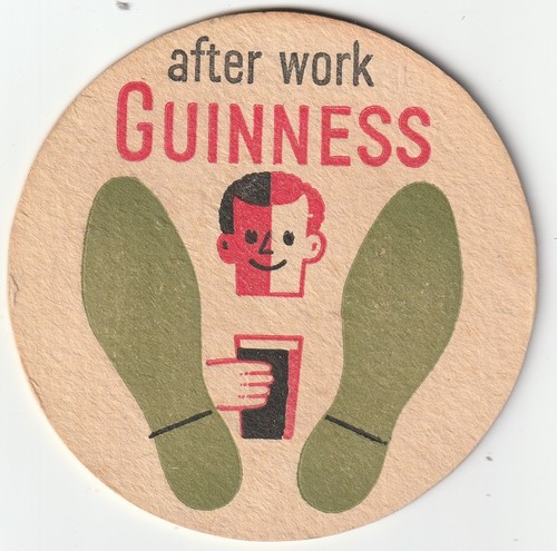 Beer mat guinness after - -,