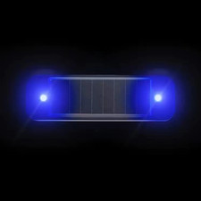 LED Solar Car Dummy Alarm Anti-Theft Flashing Warning Light Security System