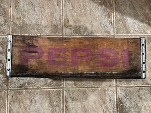 Vintage pepsi wooden - pepsi, bottle