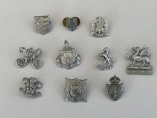 OBSOLETE POLICE COLLAR BADGES 10 x Singles