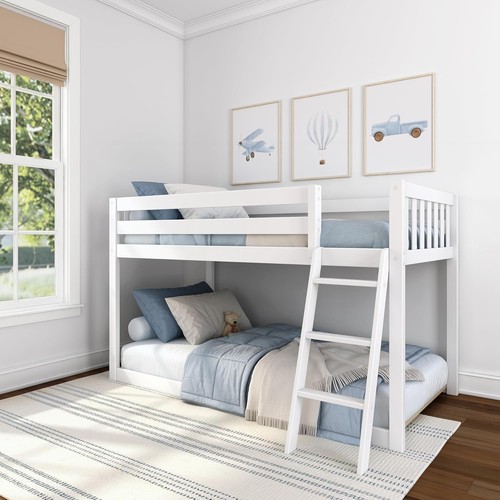 Solid wood twin - solid, bunk