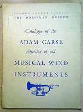 Catalogue the adam carse - the,