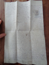 1818 VELLUM DOCUMENT DEED OF LANDS OF STOTFIELD & NOTLAIR TO CHARLES SCOTT ^
