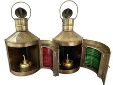Set of 2 Antique Finish Port &