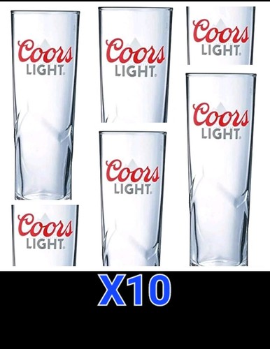 Coors light beer glasses - light,