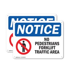 (2 Pack) No Pedestrians