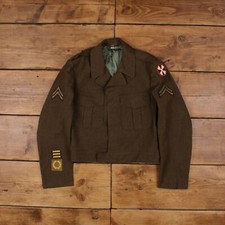 Vintage Military Jacket S 40s