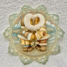 Cherished Teddies - Eskimos Holding Stars - Dated 1999 - Plate - 534196