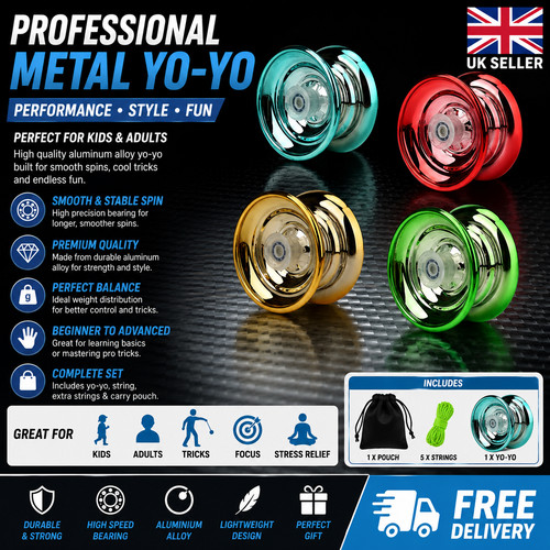 Professional metal yoyo - yoyo, ball